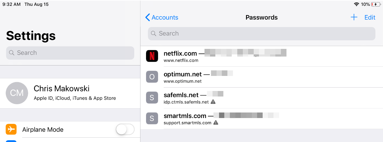 change-stored-password-on-ipad-the-smartdesk